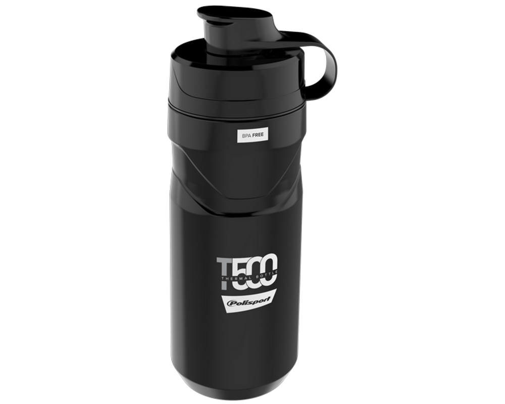 Polisport Thermal T500 Bottiglia Termica 500ml - Mantiene Freddo Per 4 Ore, Compatta Per Ciclismo E Outdoor - Foto 2