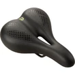 Kép 1/2 - Nyereg BIKEFUN RAVENNA Comfort trekking fekete Memory Foam - D391MF