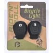 Kép 2/2 - Lámpa BIKEFUN PIXIE szett FEKETE