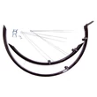 Kép 1/2 - Sárvédő BIKEFUN MTB alu plastic matt fekete - OR58B