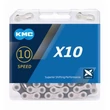 Kép 1/2 - Lánc KMC X10 1/2x1/128 114L ezüst/fekete