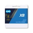 Kép 1/2 - Lánc KMC X8 8 speed MTB 1/2 x 3/32 114L