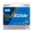 Kép 2/2 - Lánc KMC XGLIDE 09-11s szürke/szürke CUES kompatibilis 1/2x11/128 126L