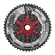 Kép 1/2 - Sunrace CSMZ90 WA5 12 sebességes fogaskeréksor [fekete-piros, 11-50]