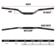 Kép 5/5 - FUNN Upturn 31,8 High Riser hajlított MTB kormány [szürke, 75 mm]