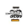 Kép 2/5 - Pedál 9/16" spd & mtb alu m-wave peasy - crmo tengely ezüst / fekete