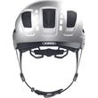 Kép 2/3 - ABUS kerékpáros városi sisak Hyban 2.0 LED, ABS, signal silver, XL (58-63 cm)