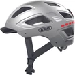 Kép 1/3 - ABUS kerékpáros városi sisak Hyban 2.0 LED, ABS, signal silver, XL (58-63 cm)