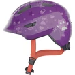Kép 1/3 - ABUS kerékpáros gyerek sisak Smiley 3.0, In-Mold, purple star, S (45-50 cm)