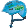 Kép 1/3 - ABUS kerékpáros gyerek sisak Smiley 3.0, In-Mold, blue croco, S (45-50 cm)