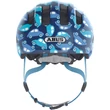Kép 2/3 - ABUS kerékpáros gyerek sisak Smiley 3.0 LED, In-Mold, blue car, M (50-55 cm)