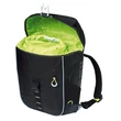 Kép 4/6 - Basil egyoldalas táska és hátizsák Miles Daypack, Hook ON, fekete lime