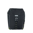 Kép 2/6 - Basil dupla táska Miles Double Bag, Universal Bridge System, fekete lime