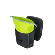 Kép 6/6 - Basil dupla táska Miles Double Bag, Universal Bridge System, fekete lime