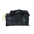 Kép 2/6 - Basil csomagtartó táska Miles Trunkbag, Universal Bridge System, fekete lime