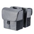 Kép 1/2 - Basil dupla táska Go Double Bag, Universal Bridge System, szürke