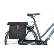 Kép 6/6 - Basil dupla táska City Double Bag, Universal Bridge System, fekete