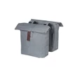Kép 1/5 - Basil dupla táska City Double Bag, Universal Bridge System, szürke