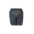 Kép 2/4 - Basil dupla táska Miles Tarpaulin Double Bag, Universal Bridge System, fekete narancs