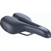 BBB BSD-111 kerékpáros nyereg SportPlus ergonomikus, emlékező szivacsos, acél pálca, 170mm széles, fekete