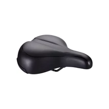 BBB BSD-94 kerékpáros nyereg Meander Upright Special PU, 225x270mm, fekete