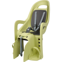 Polisport hátsó gyerekülés Groovy RS Plus, dönthető, vázra szerelhető, világos zöld/szürke
