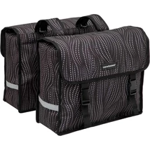 KERÉKPÁROS TÁSKA NEWLOOXS FIORI DUPLA ALMA FEKETE 30L 37X12,5X33CM(X2)