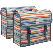 Kerékpáros táska NEWLOOXS  Fiori dupla színes 30l