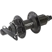 HÁTSÓ AGY Shimano DEORE (FH-M525) 36L FEKETE, 8/9-ES, TÁRCSAFÉK 6 CSAVAROS, GYORSZÁRAS, 135MM SZÉLES