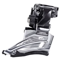 ELSŐ VÁLTÓ Shimano DEORE (FD-M6025) FELSŐ BILINCSES, ALSÓ HÚZÓS/FELÜL HÚZÓS, DOWN SWING, 34,9MM(+31,8/28,6) DUPLA 34-38F 10-ES