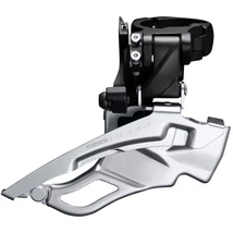 ELSŐ VÁLTÓ Shimano DEORE (FD-T6000) TREKKING FELSŐ BILINCSES, ALSÓ HÚZÓS/FELÜL HÚZÓS, DOWN SWING, 34,9MM(+31,8/28,6) TRIPLA 44-48F FEK. 10-S
