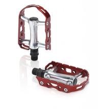 Pedál XLC Trekking/MTB ultrakönnyű 241 g piros PD-M15