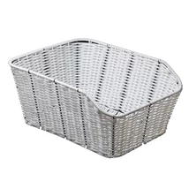 Kosár hátsó rattan fehér