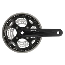 Sunrace FCM300 négyszögtengelyes hajtómű 48/38/28T [fekete, 48/38/28, 170 mm]