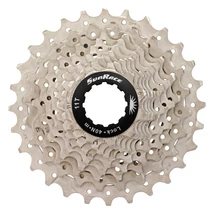 Sunrace CSRS0 10 sebességes fogaskeréksor [ezüst-fekete, 11-25]