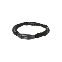 Zár láncszemes számkombinációs 6 x 850 mm - m-wave fekete