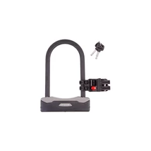 Zár u-lakat kulcsos tartóval 15 x 165 x 247 mm - m-wave b247 fekete