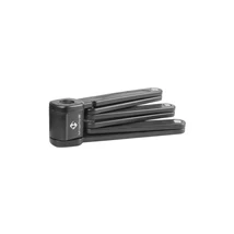 Zár hajtogatós kulcsos 875 mm tartóval - m-wave fekete