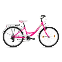 Csepel Flora 24" 6sp 2023 neonpink ys796 virág minta