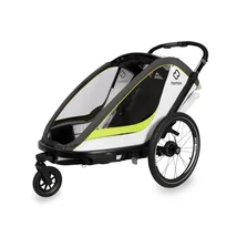 Hamax hamax breeze one kerékpár utánfutó fehér/zöld