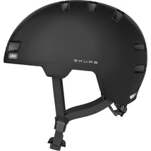 ABUS kerékpáros városi sisak Skurb, ABS, velvet black, L (58-61 cm)