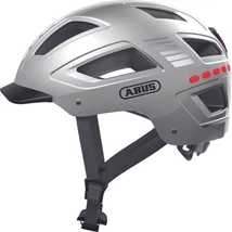 ABUS kerékpáros városi sisak Hyban 2.0 LED, ABS, signal silver, XL (58-63 cm)