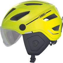 ABUS kerékpáros városi sisak Pedelec 2.0 ACE, In-Mold, beépített átlátszó szemüveggel, signal yellow, S (51-55 cm)