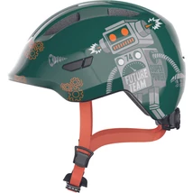 ABUS kerékpáros gyerek sisak Smiley 3.0, In-Mold, green robo, S (45-50 cm)
