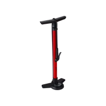 BBB Cycling kerékpáros állópumpa BFP-28 AirBoost, acél és kompozit, piros