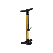 BBB Cycling kerékpáros állópumpa BFP-28 AirBoost, acél és kompozit, sárga