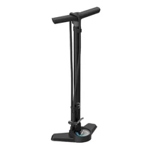 BBB Cycling kerékpáros állópumpa BFP-41 AirSwitch, alumínium és acél, nagy nyomás vagy nagy volumen funkció, fekete