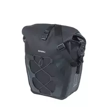 Basil egyoldalas táska Navigator Waterproof M, Hook ON, 12-15 l, fekete