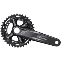 SHIMANO FRONT CHAINWHEEL, FC-M5100-2, DEORE, FOR REAR 11-SPEED, 2-PCS FC, 170MM,