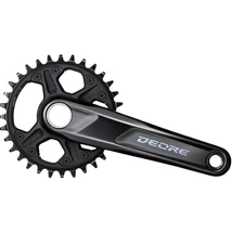 SHIMANO FRONT CHAINWHEEL, FC-M6120-1, DEORE, FOR REAR 12-SPEED, 2-PCS FC, 170MM,